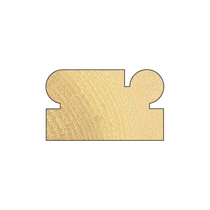 Trend 4.8mm Radius x 16mm Cut Corner Bead Cutter C130X1/4TC
