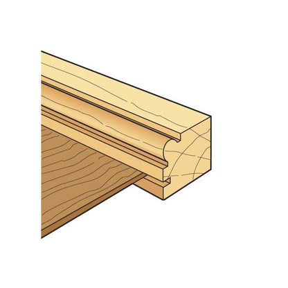 Trend 4.8mm Radius x 16mm Cut Corner Bead Cutter C130X1/4TC