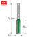 Trend Two flute cutter 12mm diameter C171X1/4TC