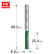 Trend Two Flute Cutter 6.3mm diameter C008X1/4TC