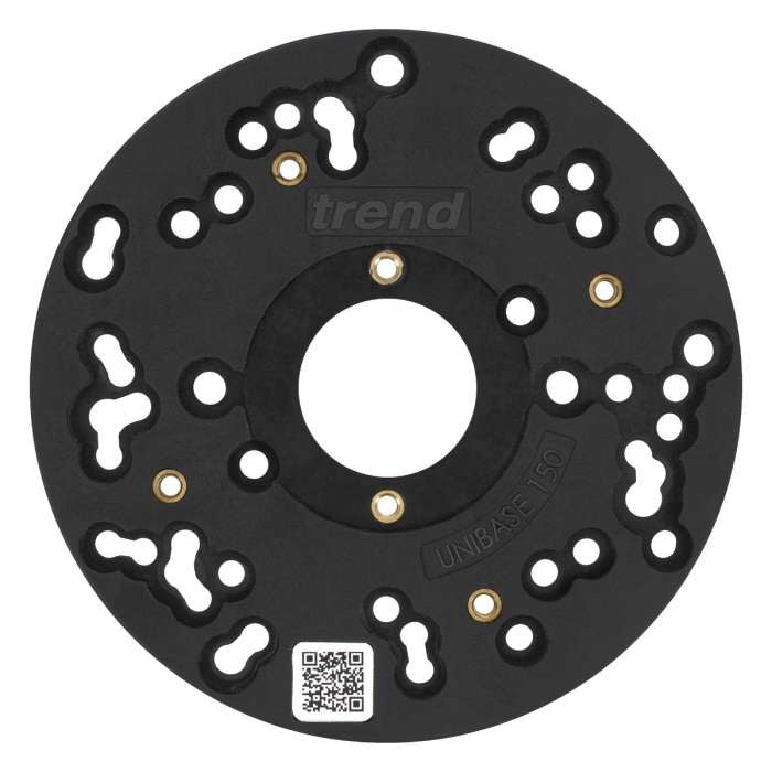 TREND UNIBASE/150 - 150mm Universal Plunge Router Sub-Base