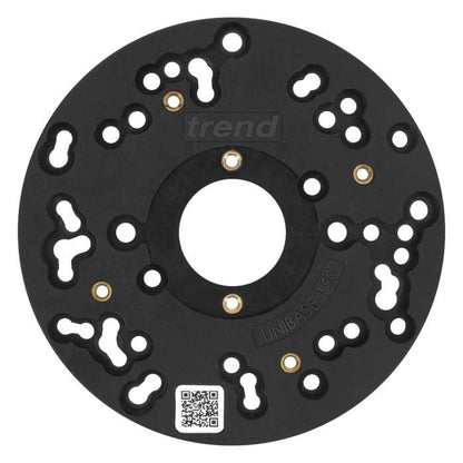 TREND UNIBASE/150 - 150mm Universal Plunge Router Sub-Base