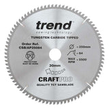 Trend Wood Circular Saw Blade 250mm x 30mm x 48/60/84T, 3 Pack CSB/250/3PK