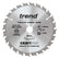 Trend Wood Cordless Circular Saw Blade 165mm x 20mm x 24/40T, 3 Pack CSB/165/3PK/C