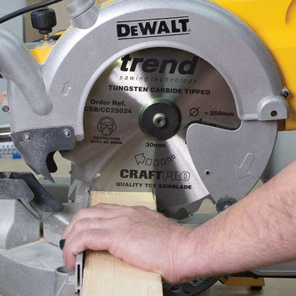 Trend Wood Mitre Saw Blade 216mm x 30mm x 24/48/60T, 3 Pack CSB/CC216/3PK
