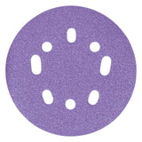 Trend Zirconium Random Orbital 8-Hole Sanding Disc 10pc 125mm 40 grit AB/125/40Z