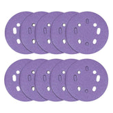 Trend Zirconium Random Orbital 8-Hole Sanding Disc 10pc 125mm 40 grit AB/125/40Z