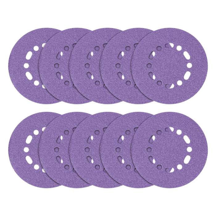 Trend Zirconium Random Orbital Sanding Disc 10pc 150mm 80 grit AB/150/80Z