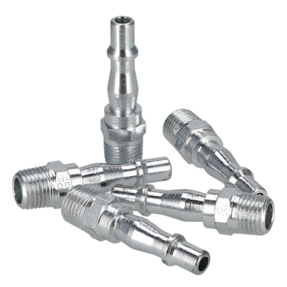 Sealey AC04 PCL Screwed Adaptor Male 1/4"BSPT - Pack of 5