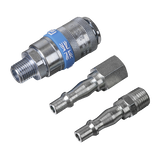 Sealey AC60 PCL Air Tool Coupling Kit 1/4"BSP 3pc