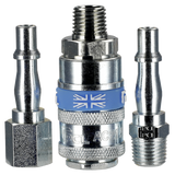Sealey AC60 PCL Air Tool Coupling Kit 1/4"BSP 3pc