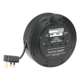 Sealey BCR10B 10m Cassette Type Cable Reel with Thermal Trip 4 x 230V