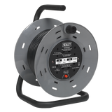 Sealey BCR25 25m Cable Reel with Thermal Trip 4 x 230V Sockets