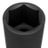Sealey IS1217 Impact Socket 17mm 1/2"Sq Drive
