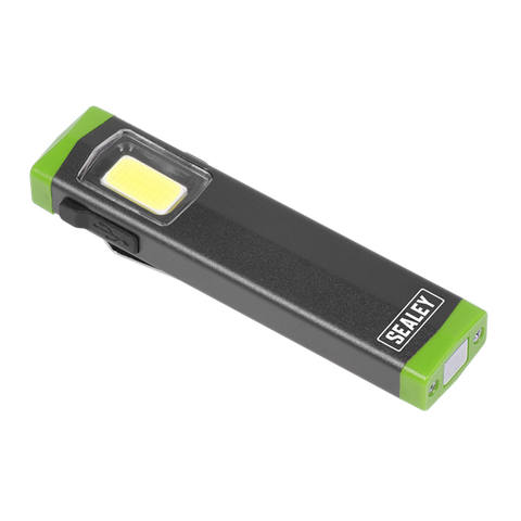 Sealey LED500SB 3W COB LED Super Beam Aluminium Mini Hand Torch