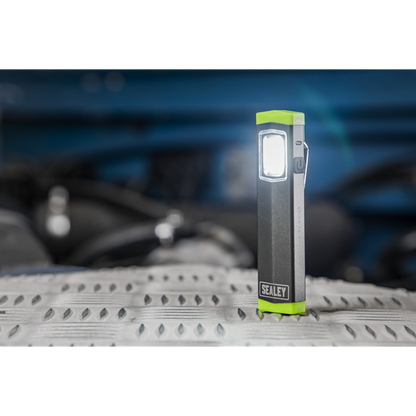 Sealey LED500SB 3W COB LED Super Beam Aluminium Mini Hand Torch