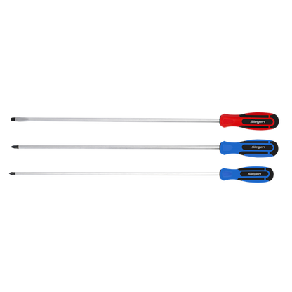 Sealey S0895 Extra-Long Screwdriver Set 3pc