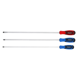 Sealey S0895 Extra-Long Screwdriver Set 3pc