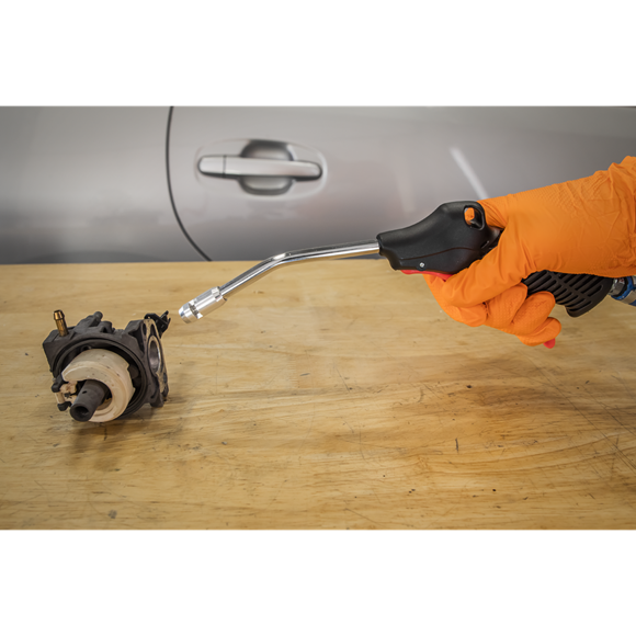 Sealey SA9131 Air Blow Gun 100mm with 1/4"BSP Air Inlet & Safety Nozzle