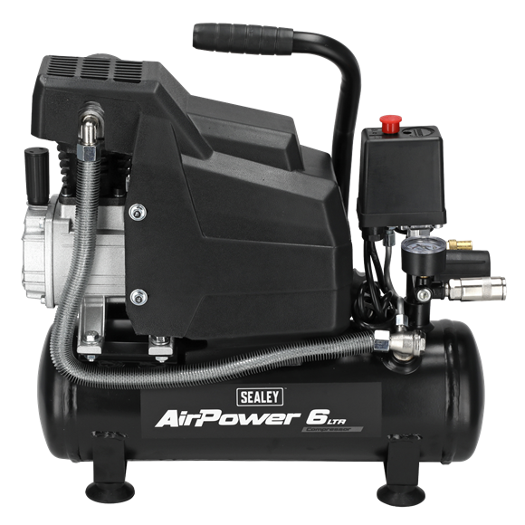 Sealey SAC0620A 6L Direct Drive Air Compressor 230V/13A Compact, Powerful & Reliable for Workshops