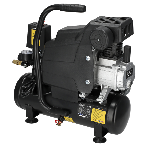 Sealey SAC0620A 6L Direct Drive Air Compressor 230V/13A Compact, Powerful & Reliable for Workshops