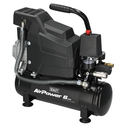 Sealey SAC0620A 6L Direct Drive Air Compressor 230V/13A Compact, Powerful & Reliable for Workshops