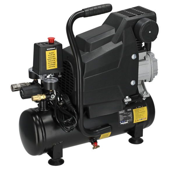 Sealey SAC0620A 6L Direct Drive Air Compressor 230V/13A Compact, Powerful & Reliable for Workshops