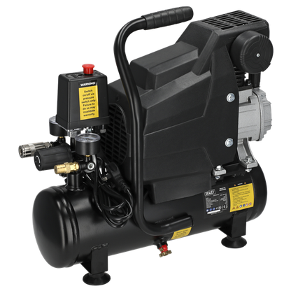 Sealey SAC0620A 6L Direct Drive Air Compressor 230V/13A Compact, Powerful & Reliable for Workshops