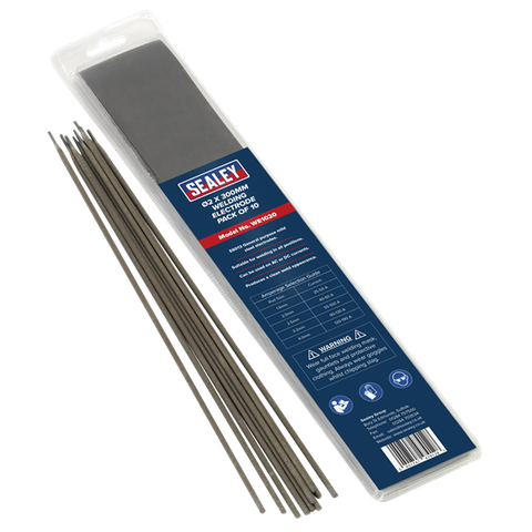 Sealey WE1020 Welding Electrode 2 x 300mm - Pack of 10