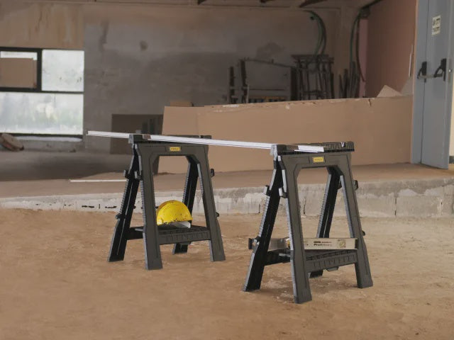 Stanley 1-70-713 Folding Sawhorse Twin Pack Polypropylene STA170713