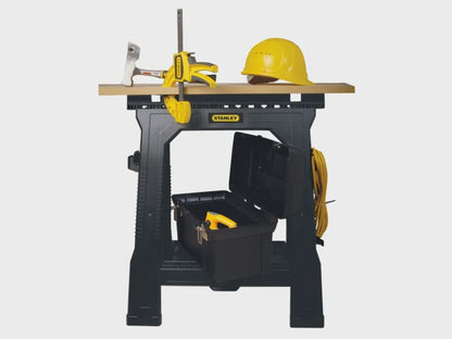 Stanley 1-70-713 Folding Sawhorse Twin Pack Polypropylene STA170713