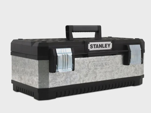 Stanley 1-95-618 Galvanised Metal Toolbox 50cm/20" STA195618