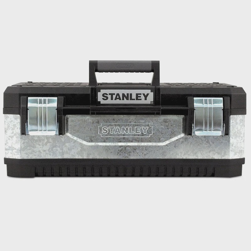 Stanley 1-95-619 Galvanised Metal Toolbox 58cm/23" STA195619