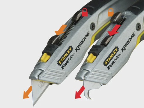 Stanley 0-10-789 Fatmax Retractable Twin Blade Knife STA010789