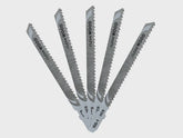DeWalt 100mm HCS T-Shank Wood Cutting Jigsaw Blades DT2165-QZ Pack of 5