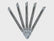 DeWalt 100mm HCS T-Shank Wood Cutting Jigsaw Blades DT2165-QZ Pack of 5
