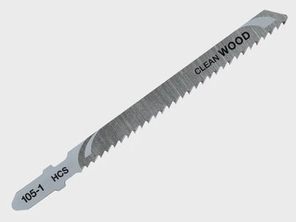 DeWalt 100mm HCS T-Shank Wood Cutting Jigsaw Blades DT2165-QZ Pack of 5