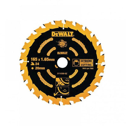 DeWalt 190mm 24T Extreme Framing Circular Saw Blade DT10304-QZ