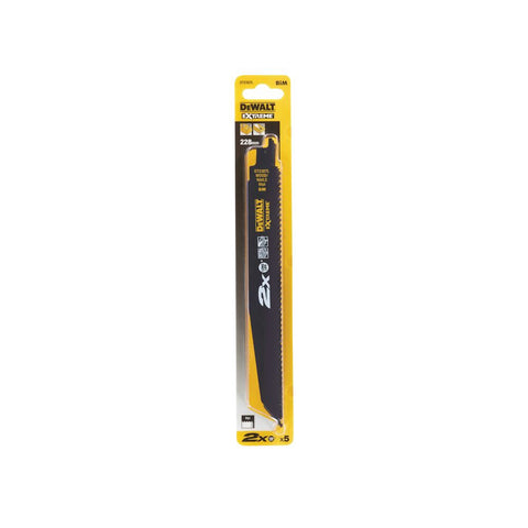 DeWalt 228mm 6TPI Wood & Nail Reciprocating Blades DT2307L-QZ Pack of 5