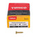Timco 4.0 x 20mm Solo Chipboard & Woodscrews - PZ - Double Countersunk - Yellow 40020SOLOC