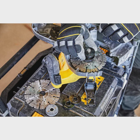 DeWalt DCG200T2 54V XR Flexvolt Brushless Wall Chaser with 2 x 6.0Ah Batteries Charger & Case