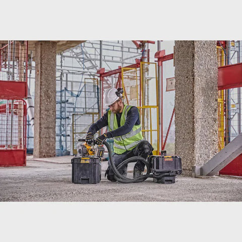 DeWalt DCG200T2 54V XR Flexvolt Brushless Wall Chaser with 2 x 6.0Ah Batteries Charger & Case