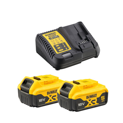 Dewalt DCK667P3T 18V Brushless 6 Piece Kit With 3 x 5.0Ah Batteries Charger & 2 x Deep TSTAK Carry Cases