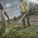 Dewalt DCM561P1S 18V Brushless Split Shaft String Trimmer with 1 x 5.0Ah Battery & Charger