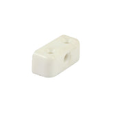 Timco 34 x 13 x 13mm Modesty Blocks White MBWHITEB