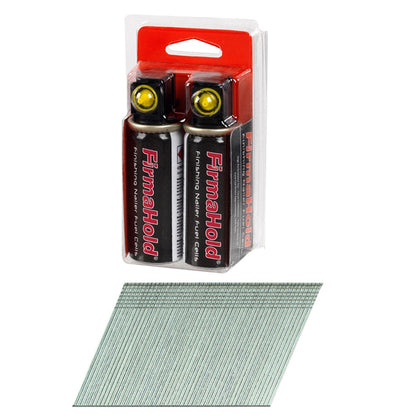 FirmaHold 45mm 16 Gauge 2000 Angled Collated Brad Nails With 2 Fuel Cells ABG1645G