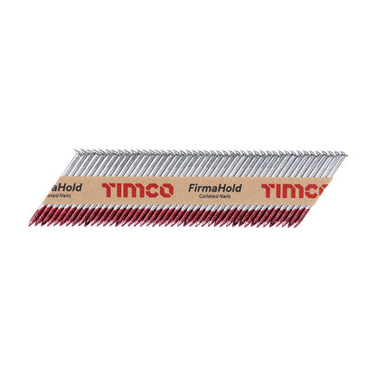 FirmaHold 63mm Bright Ring Shank Collated Clipped Head Nails With 3 Fuel Cells Pack of 3300 CBRT63G