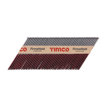 FirmaHold 90mm Galv Plain Shank Collated Clipped Head Nails Pack of 2200 CFGT90
