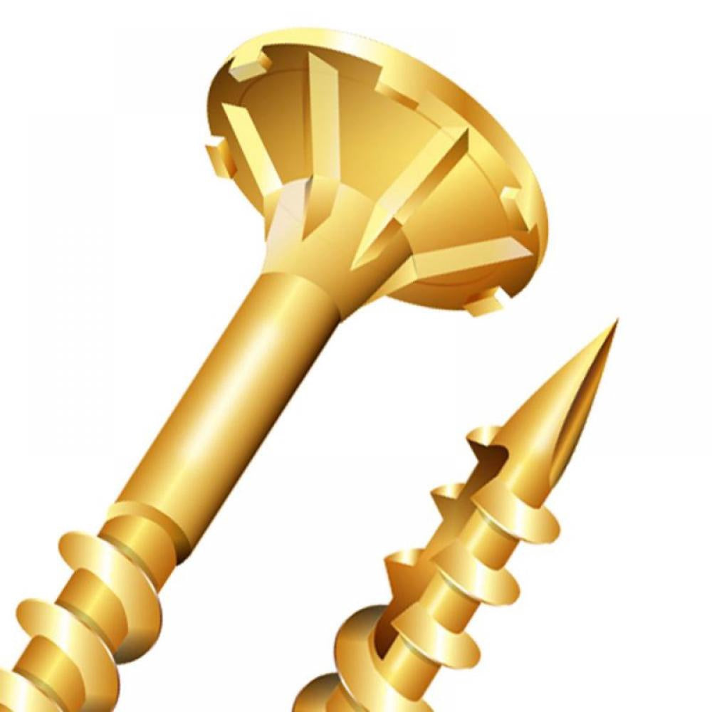 Reisser 8200S220500254 Cutter Csk Pozi Yellow Woodscrew 5.0 X 25Mm Cp (Box Of 200)