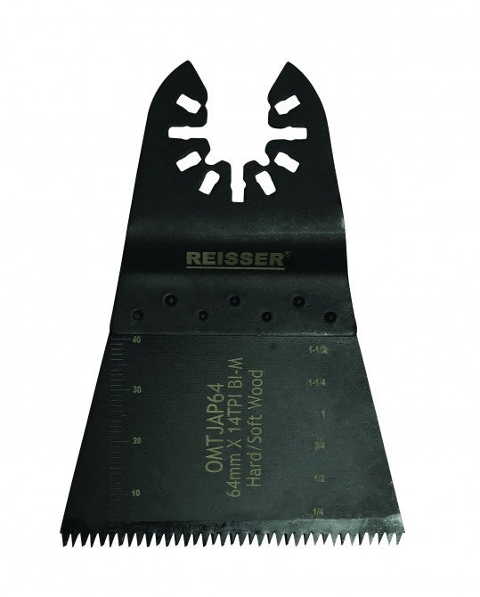 Reisser OMTJAP64 Oscillating Multi-tool Blade Japanese Tooth Bi-M 64.0Mm X 14Tpi